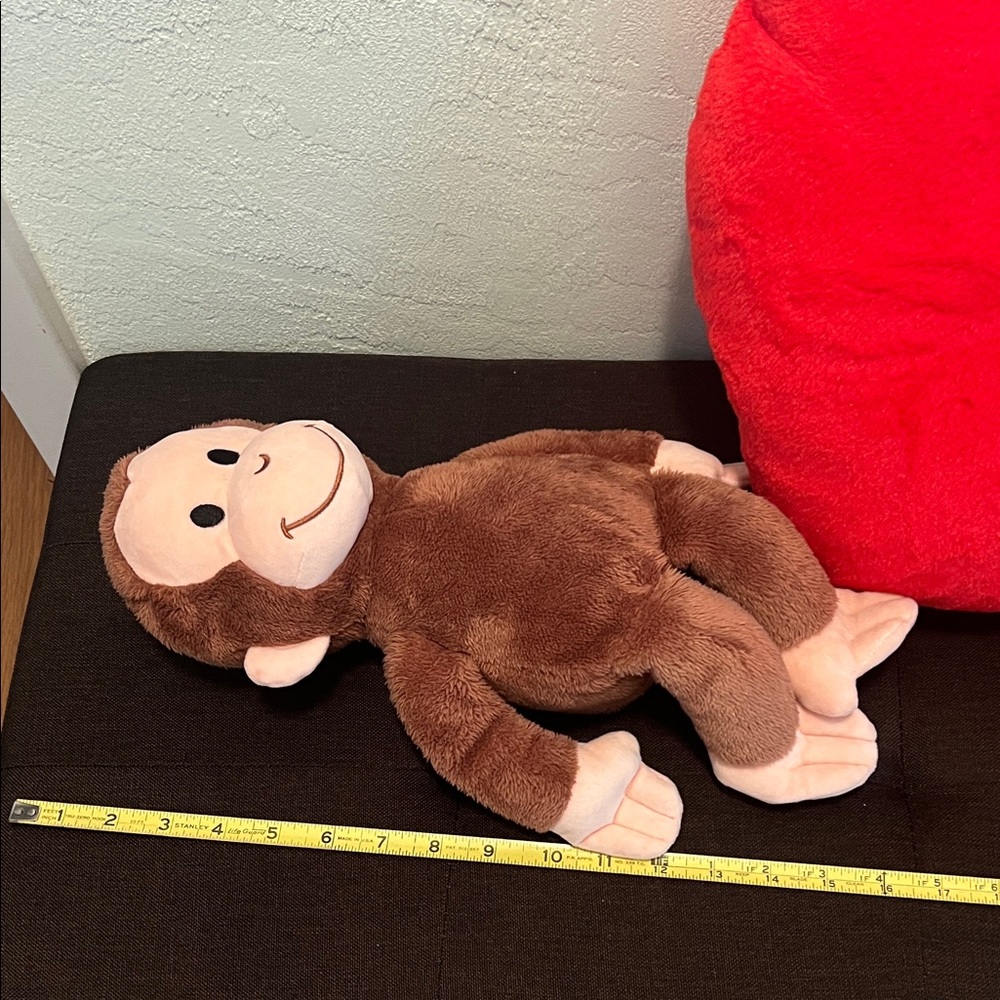 #1202* Curious George Brown Plush Toy - Picture 5 of 12